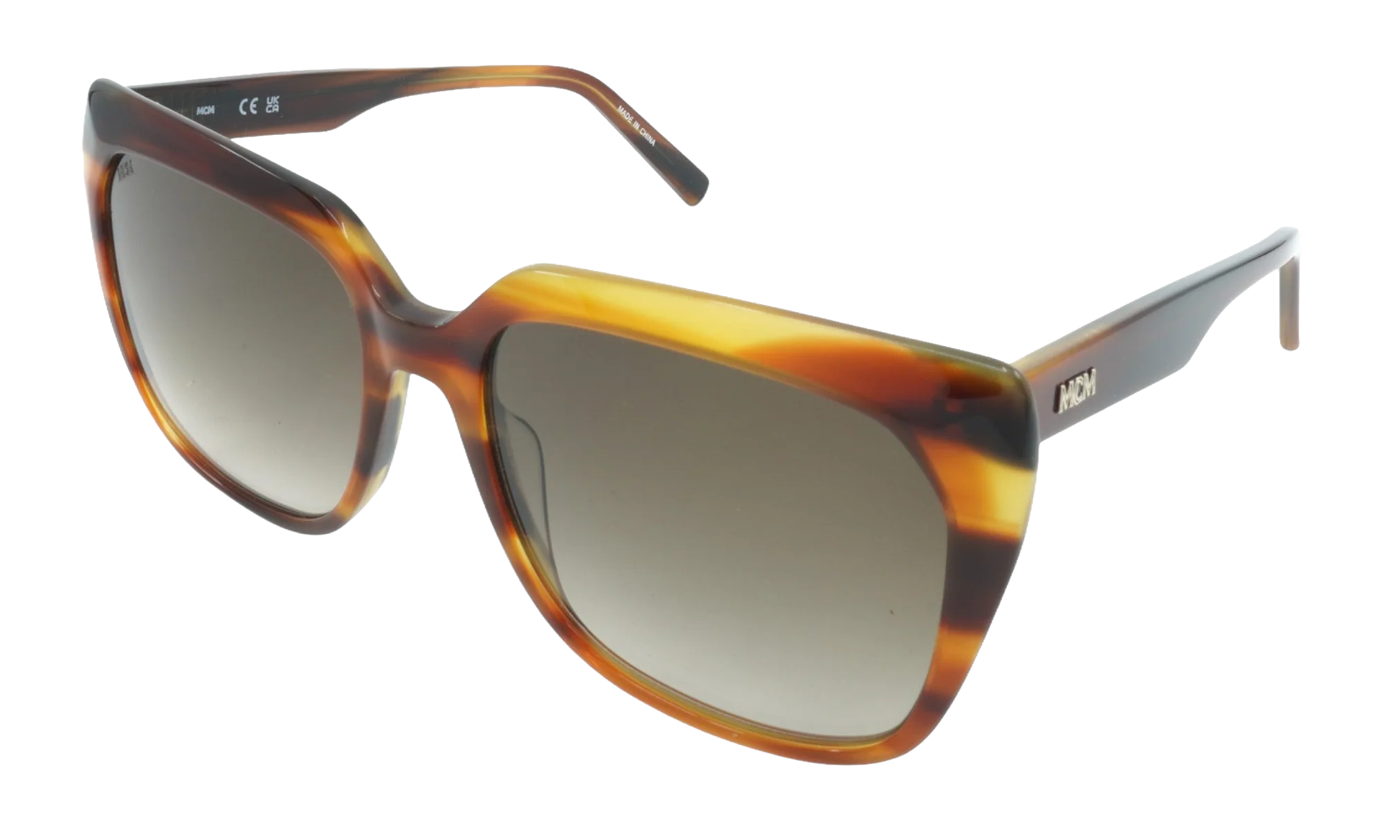 Square Sunglasses "STRIPED COGNAC" MCM701S-256