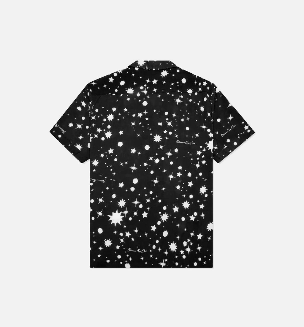 BB Galatica Short Sleeve Woven Mens Shirt Black