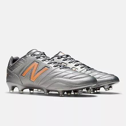 New Balance 442 Pro FG V2 Firm Ground Soccer Cleats Silver
