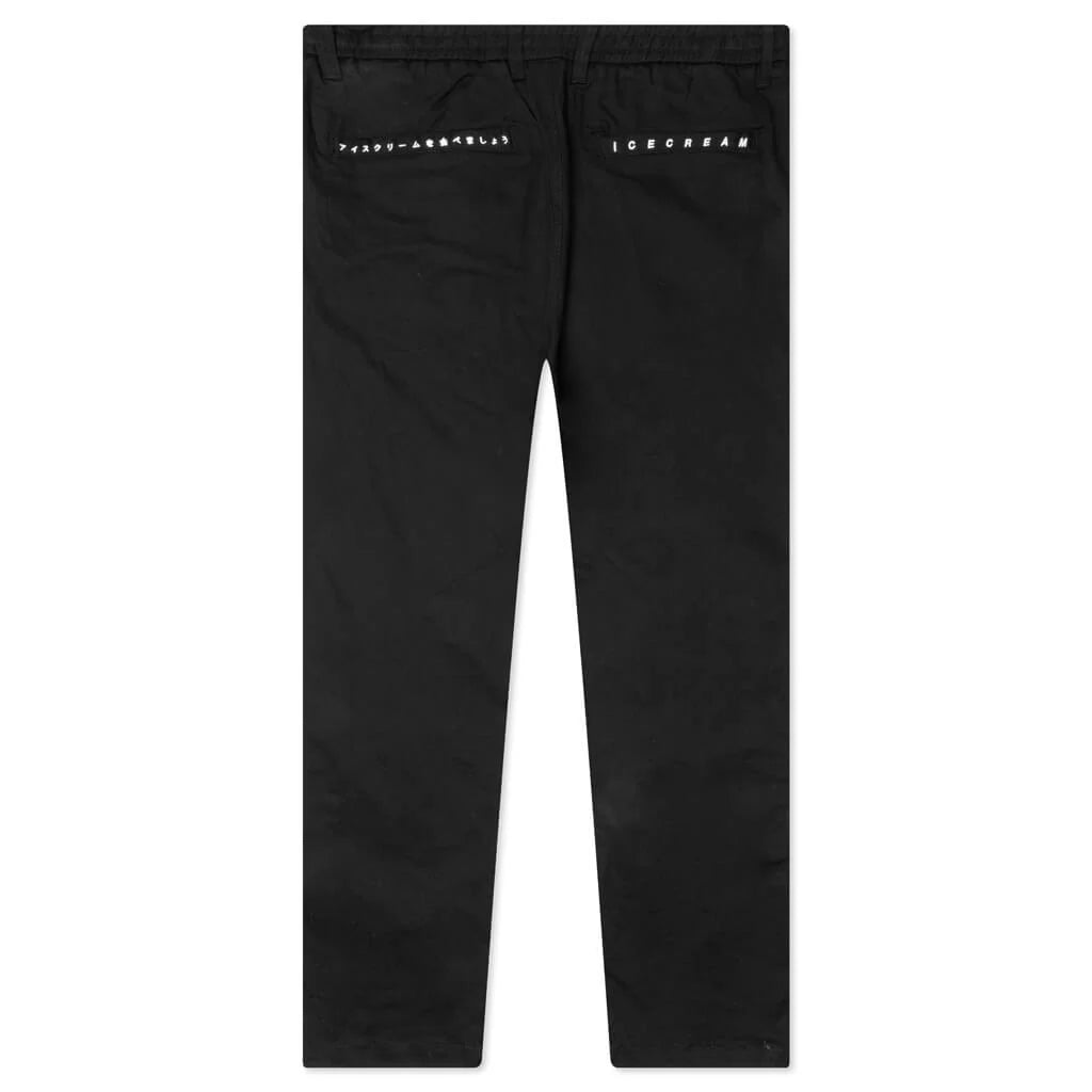 Strawberry Fit Prep Pants Black