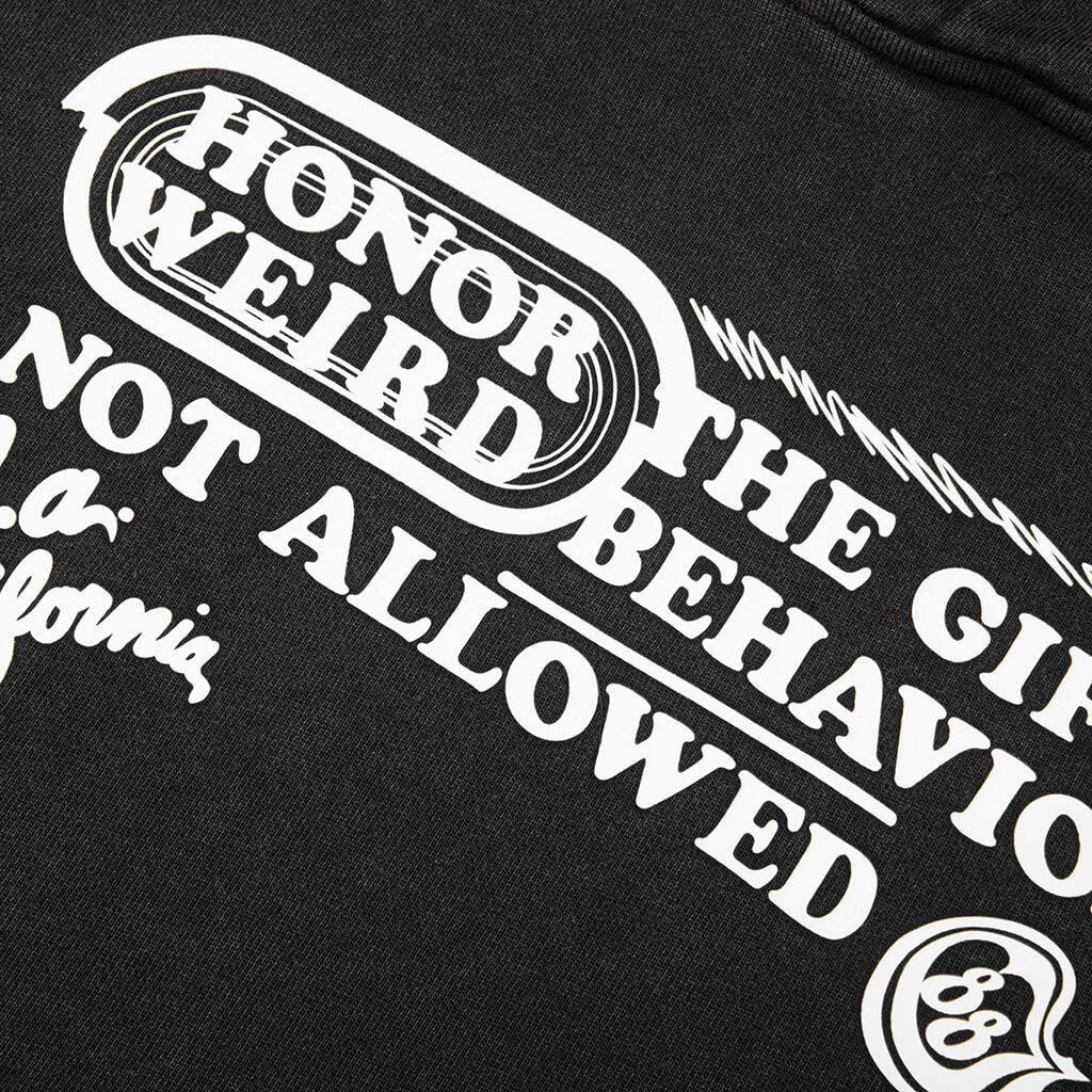 Not Allowed Hoodie Black