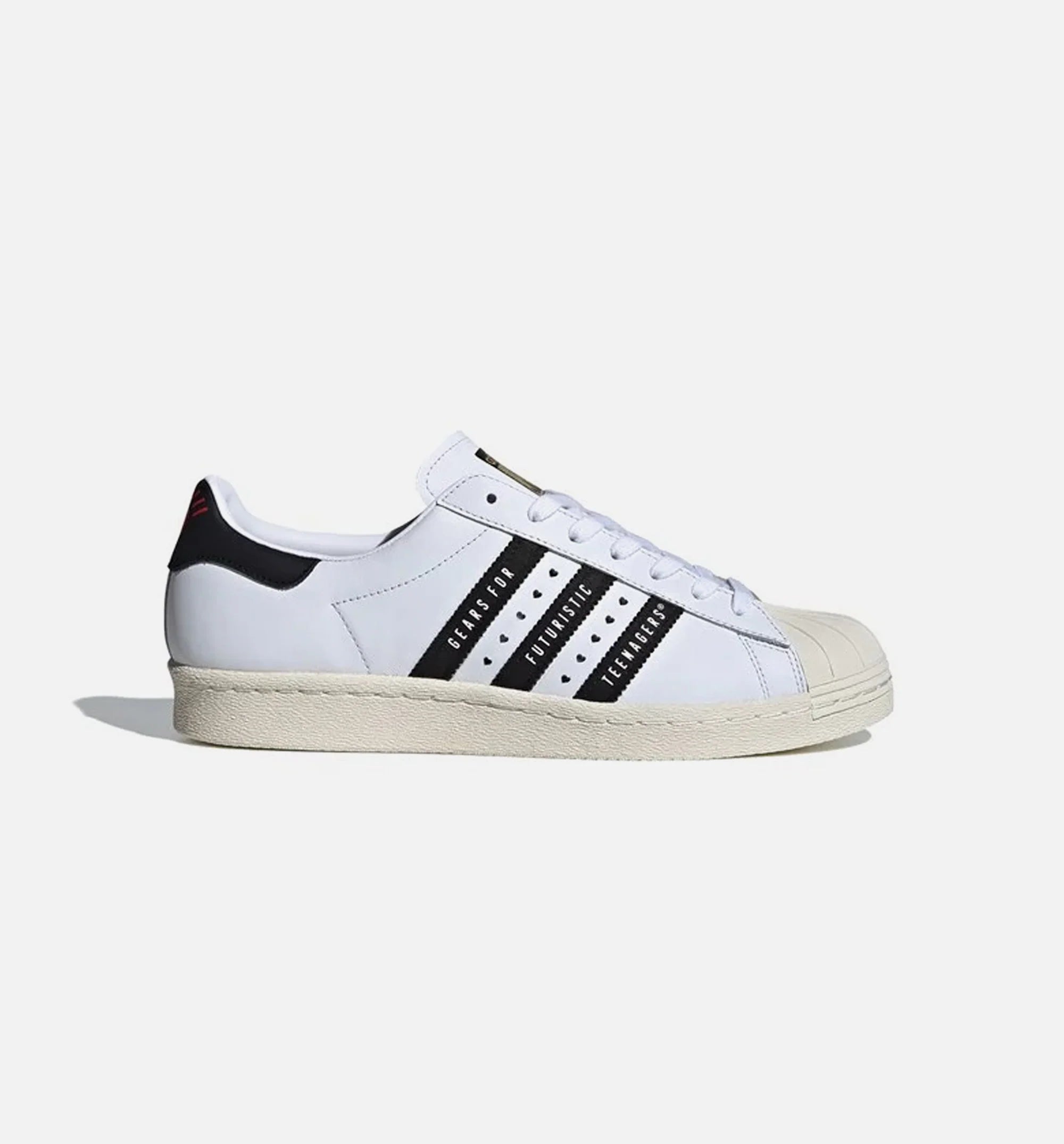 Superstar 80 Human Made Mens Lifestyle Shoe White Black