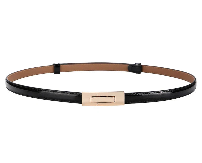 Cinto de Couro Ajustável Feminino Cortona
