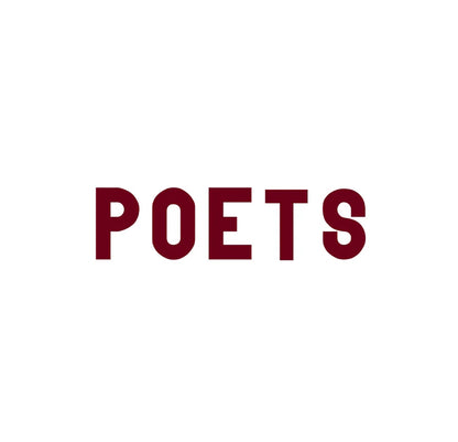 POETS OG CREW FLOCK Black Burgundy