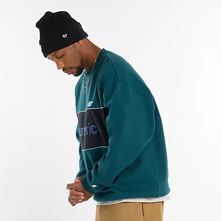 New Balance Numeric Team Crew Sweater Medusa Green