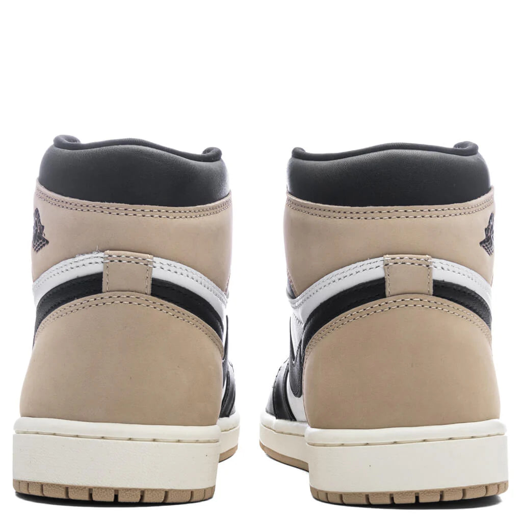 Womens Air Jordan 1 Retro High OG Latte Black Legend Brown White
