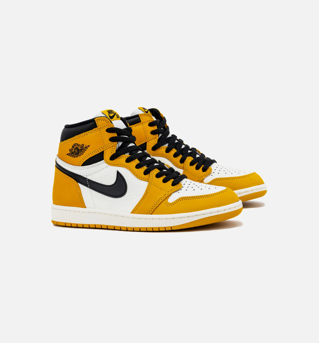 Air Jordan 1 Retro High OG Yellow Ochre Mens Lifestyle Shoe Yellow Ochre Sail Black