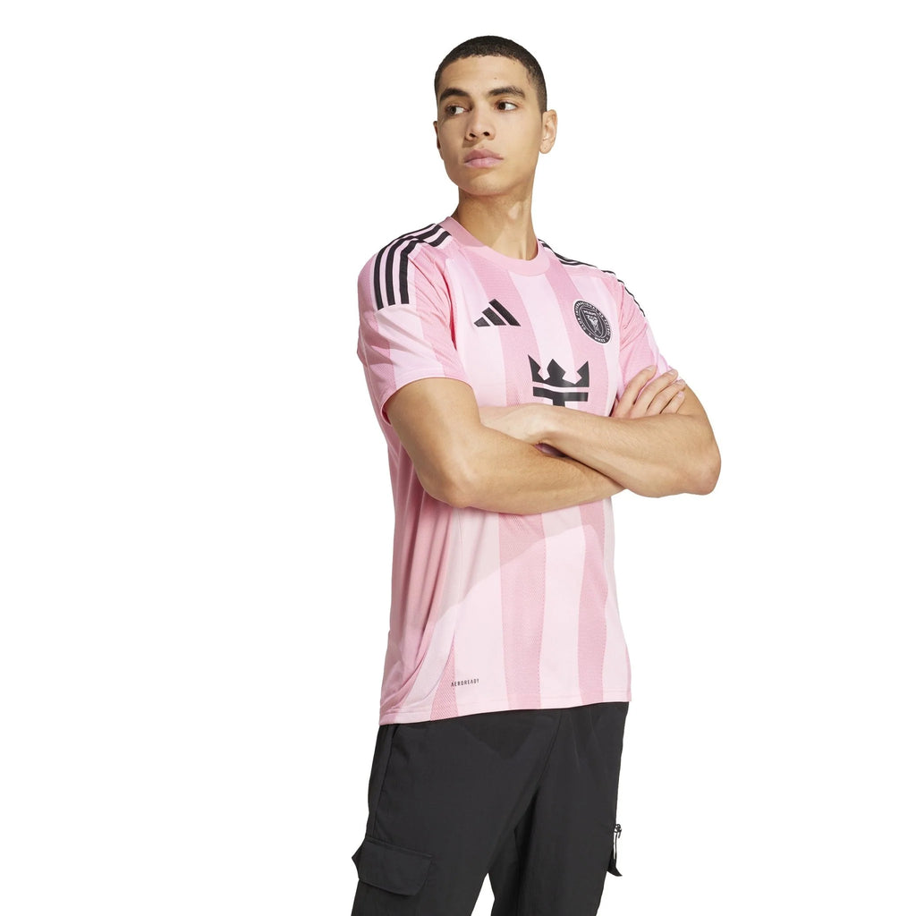 adidas Mens Inter Miami CF Messi Home Jersey 25 26 Pink