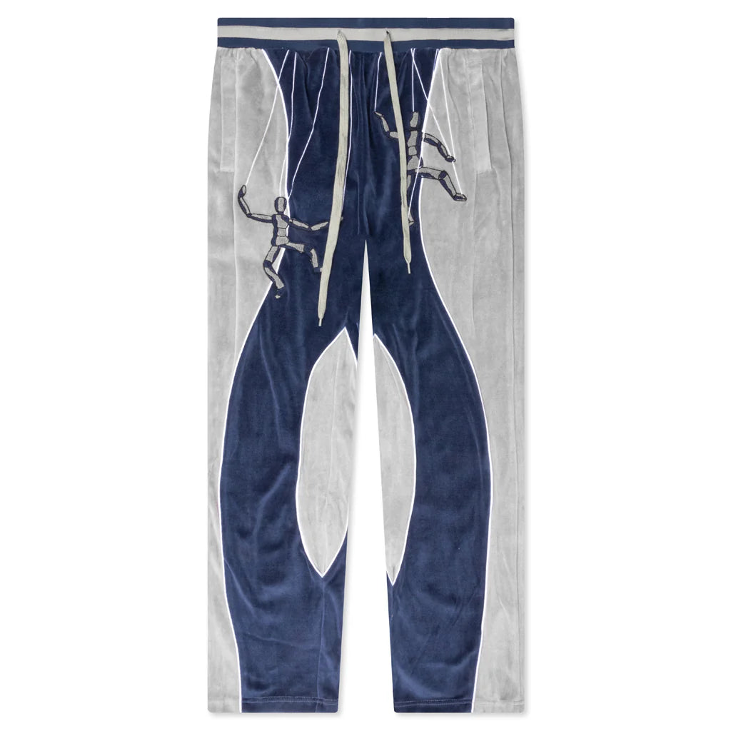 Puppet Master Tracksuit Bottoms Blue Grey
