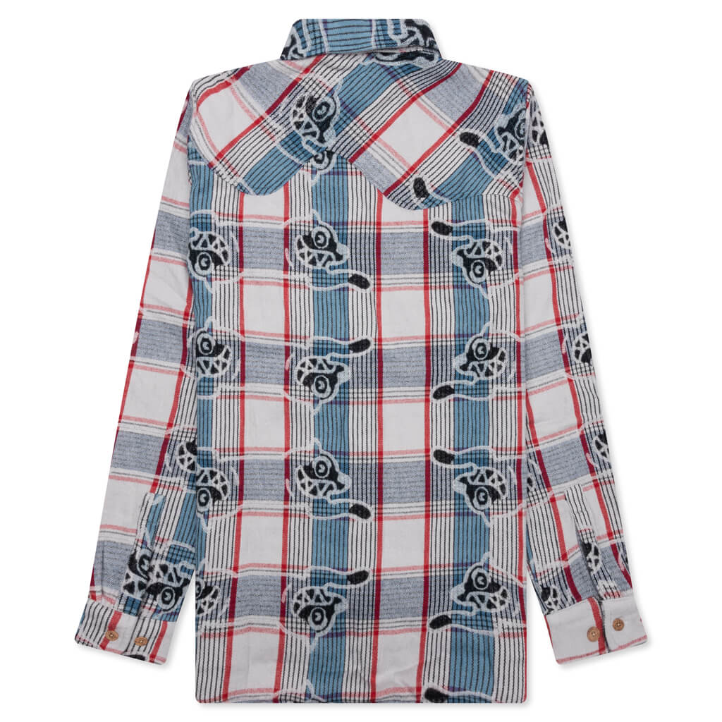 Harry L S Woven Strong Blue