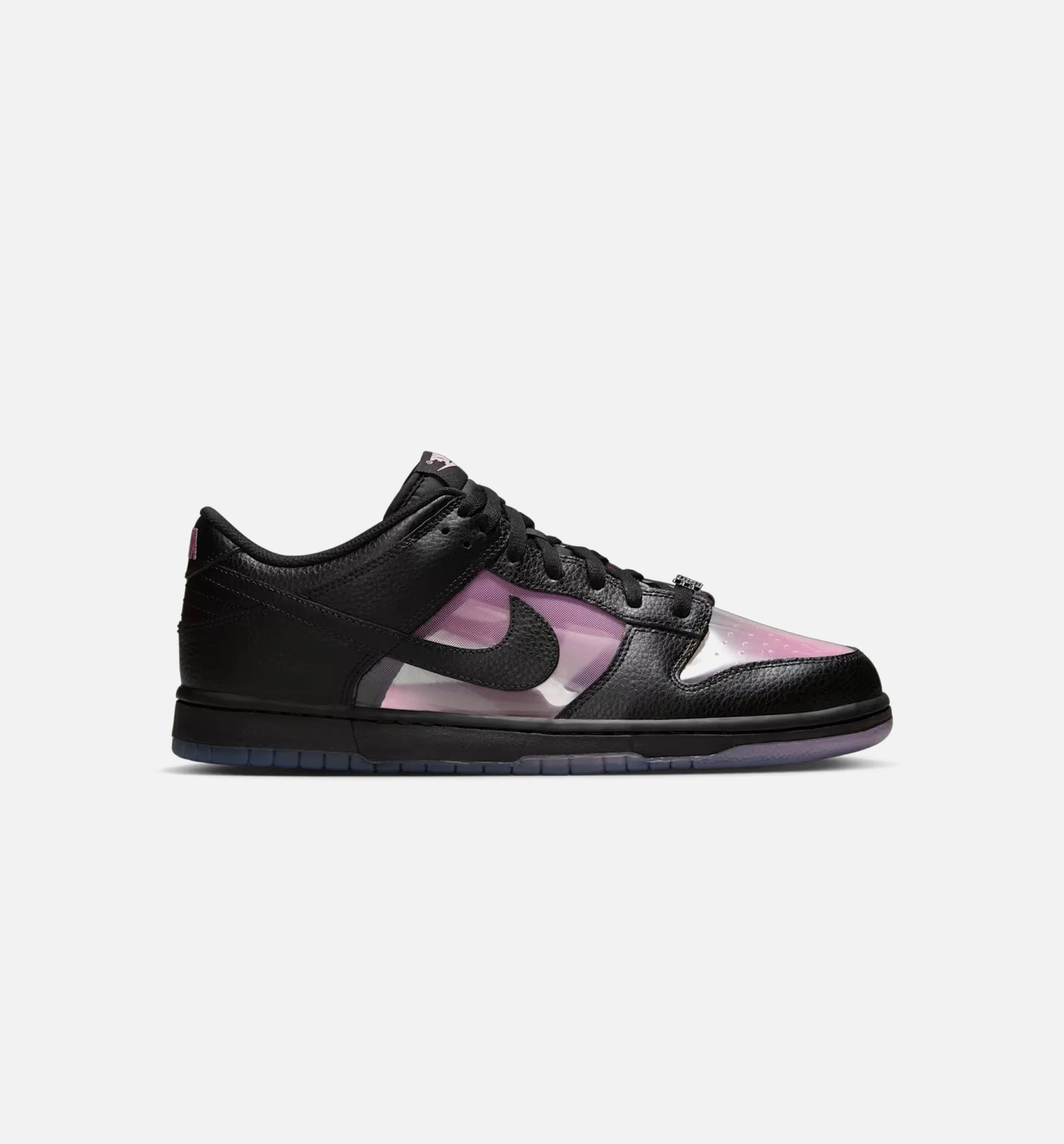 Dunk Low Retro Mens Lifestyle Shoe Silver Pink Black