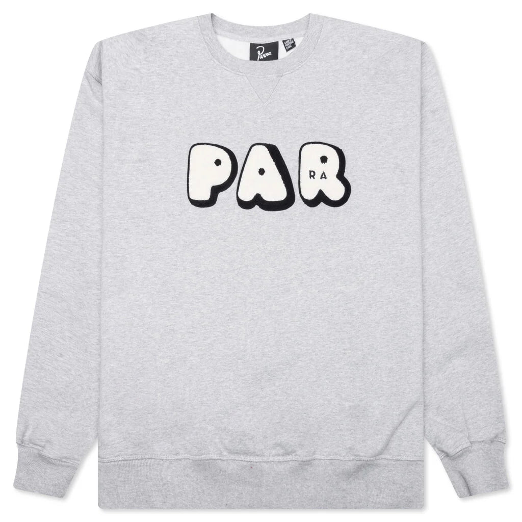 Rounded PAR Crew Neck Sweatshirt Heather Grey