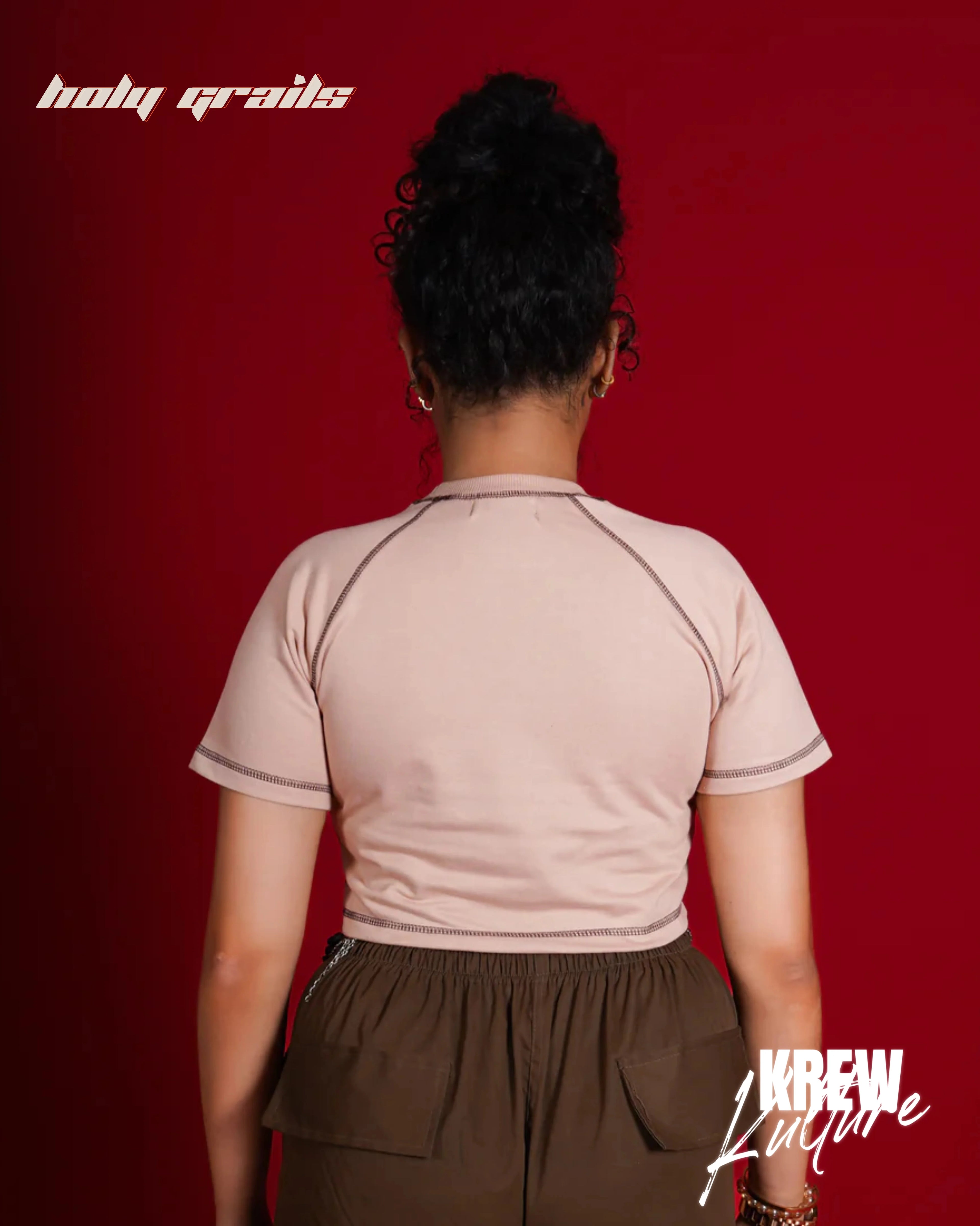 The Brown Stitch Crop Top HG x Krewe Kulturr