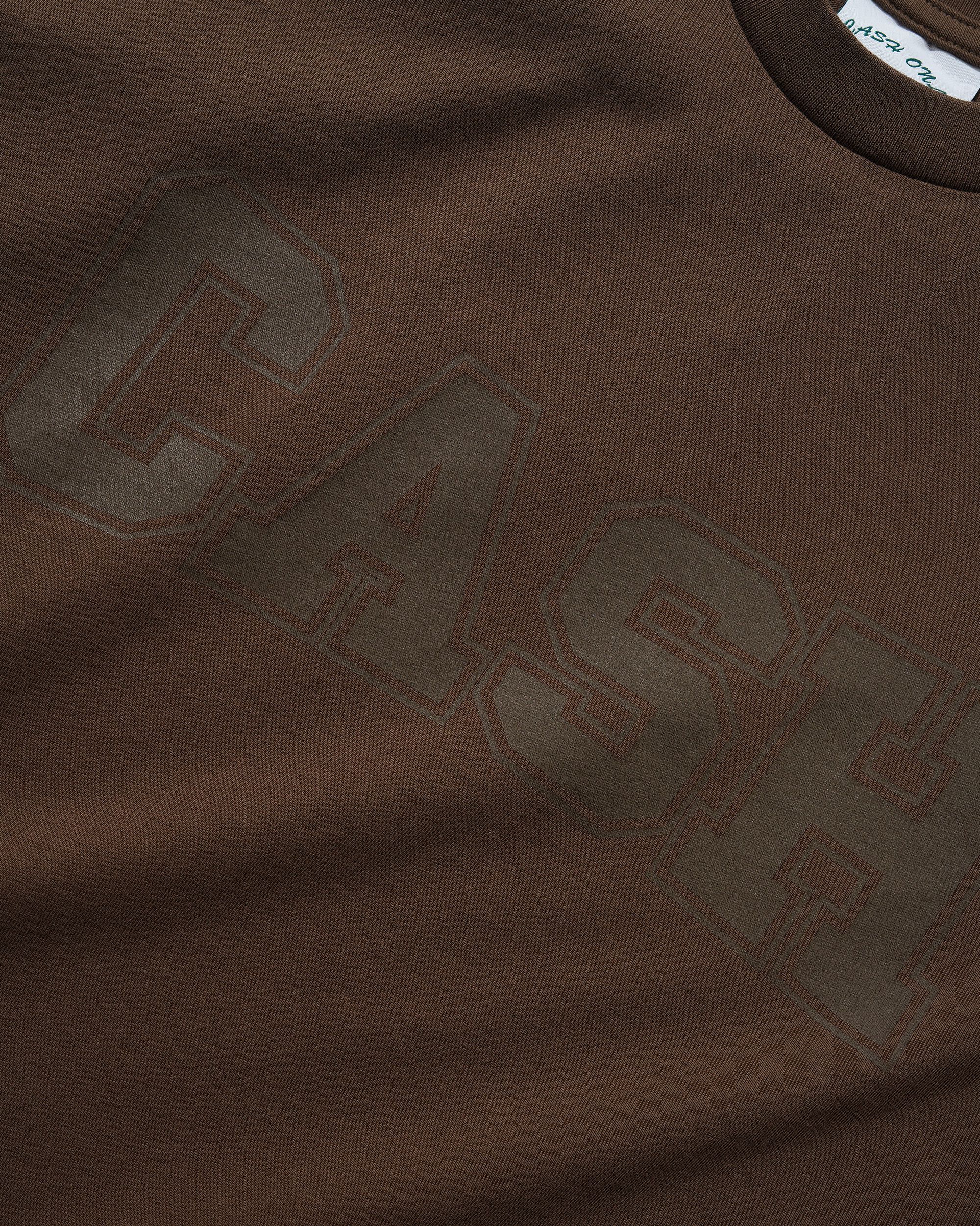 Cash Only Campus T Shirt Washed Brown