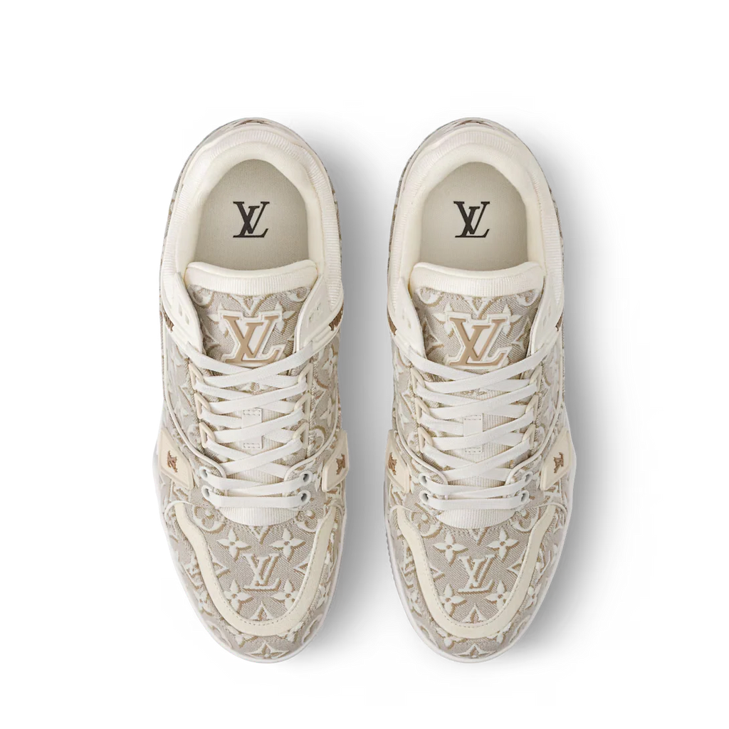 LV Trainer Sneaker Beige
