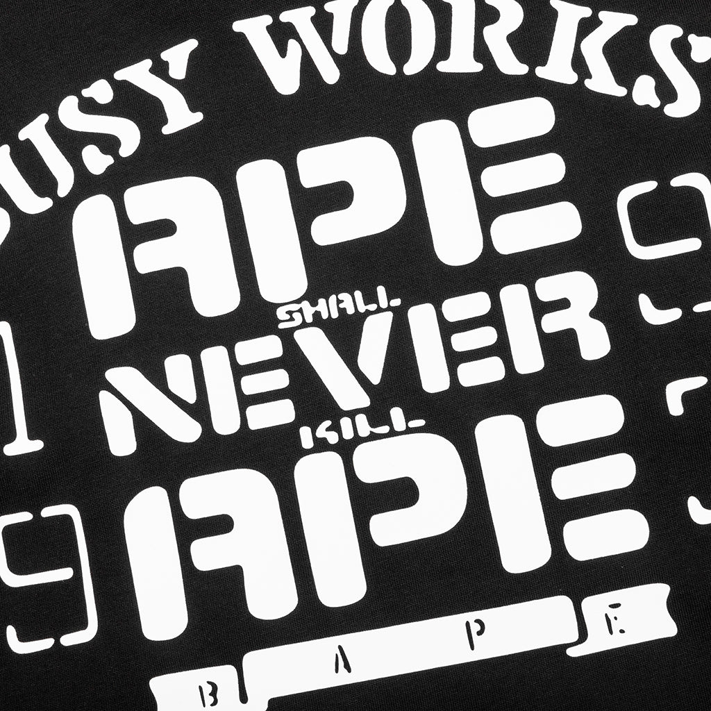 OG Ape Head College Relaxed Fit Tee Black