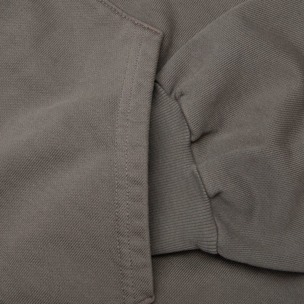 Distressed Hoodie Gray