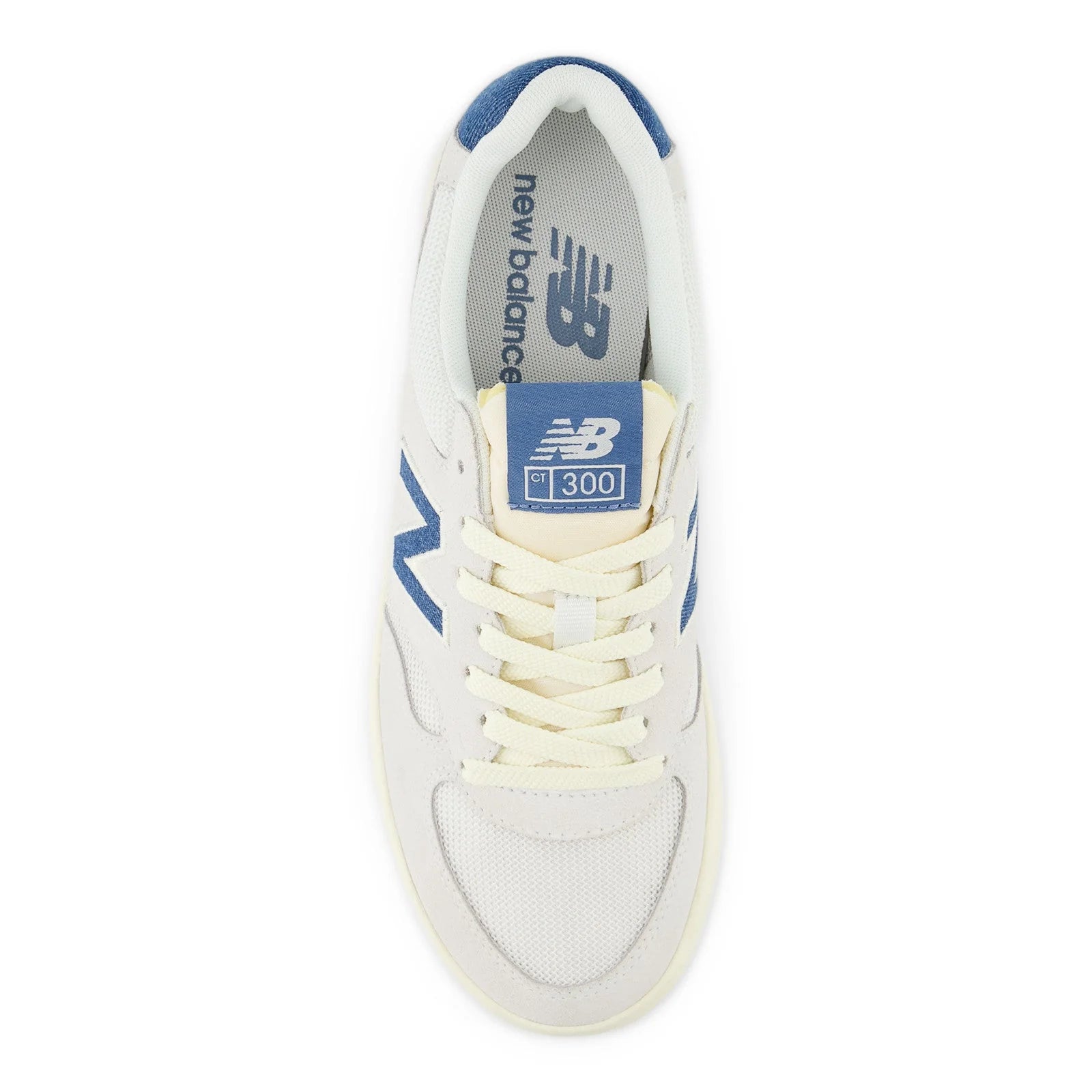 Unisex 300 Court in Sea Salt with Chrome Blue and White