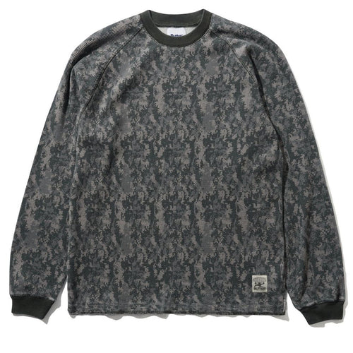 Butter Goods Waffle L S Top Digital Camo