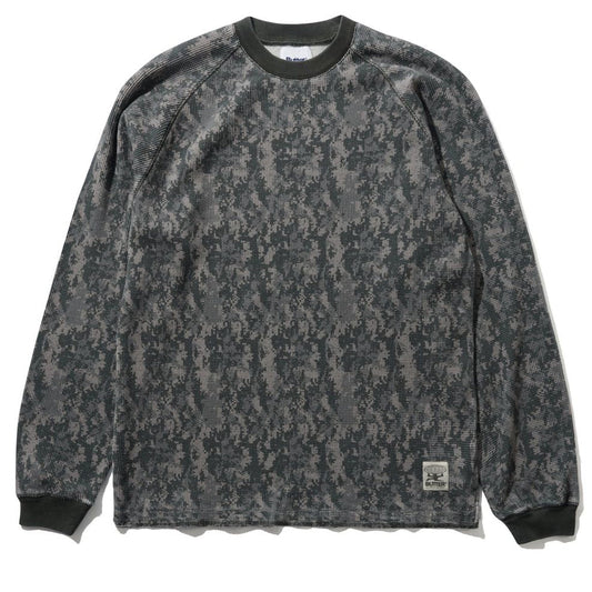 Butter Goods Waffle L S Top Digital Camo
