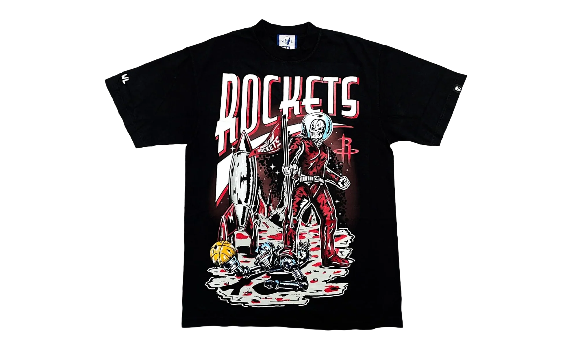Rockets Landing Short Sleeve Tee "Black" 102NBABLK817S