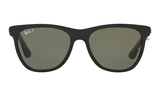 Square Polarized Sunglasses "Polished Black" RB4184-601-9A_54