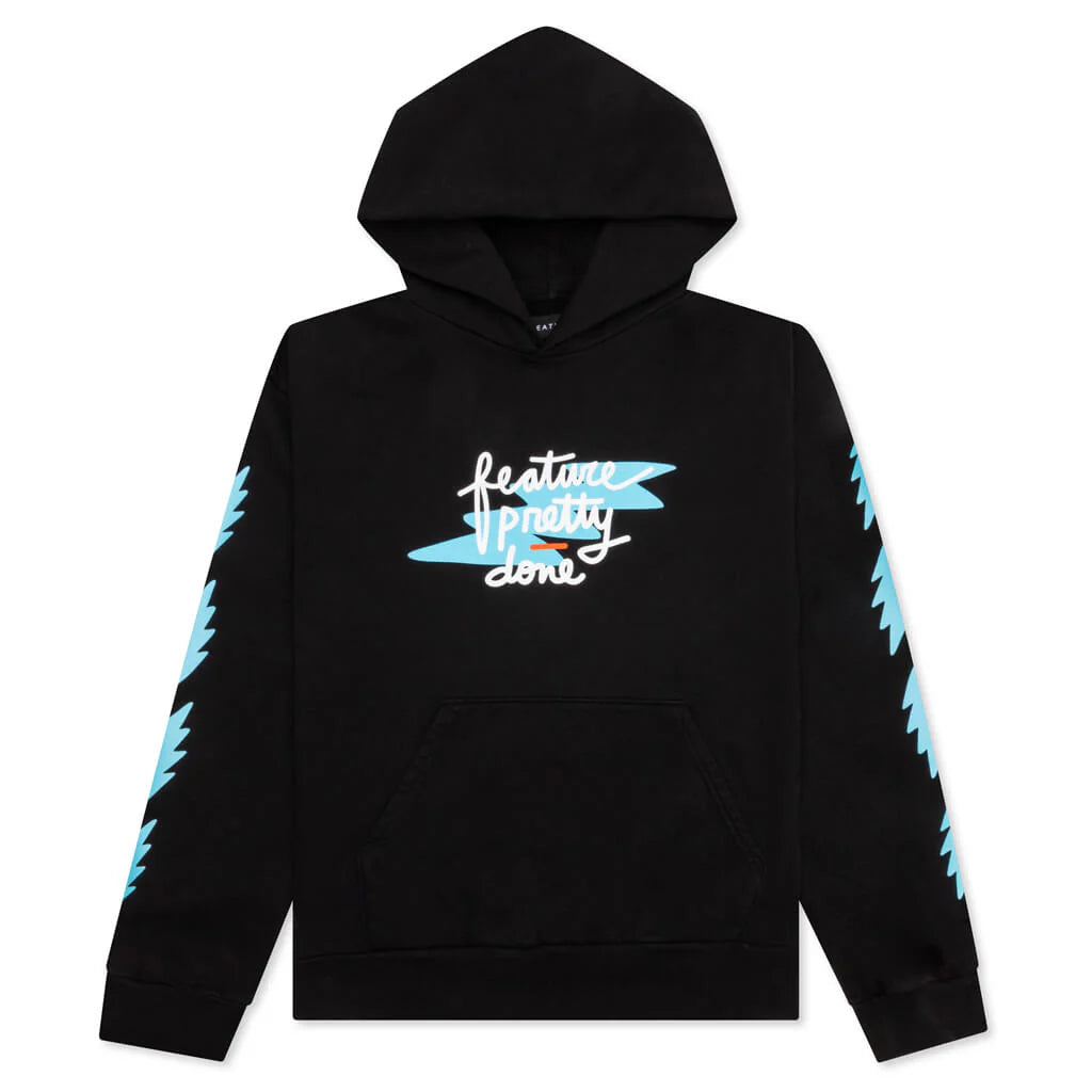 Feature x Pretty Done Splash Hoodie Black