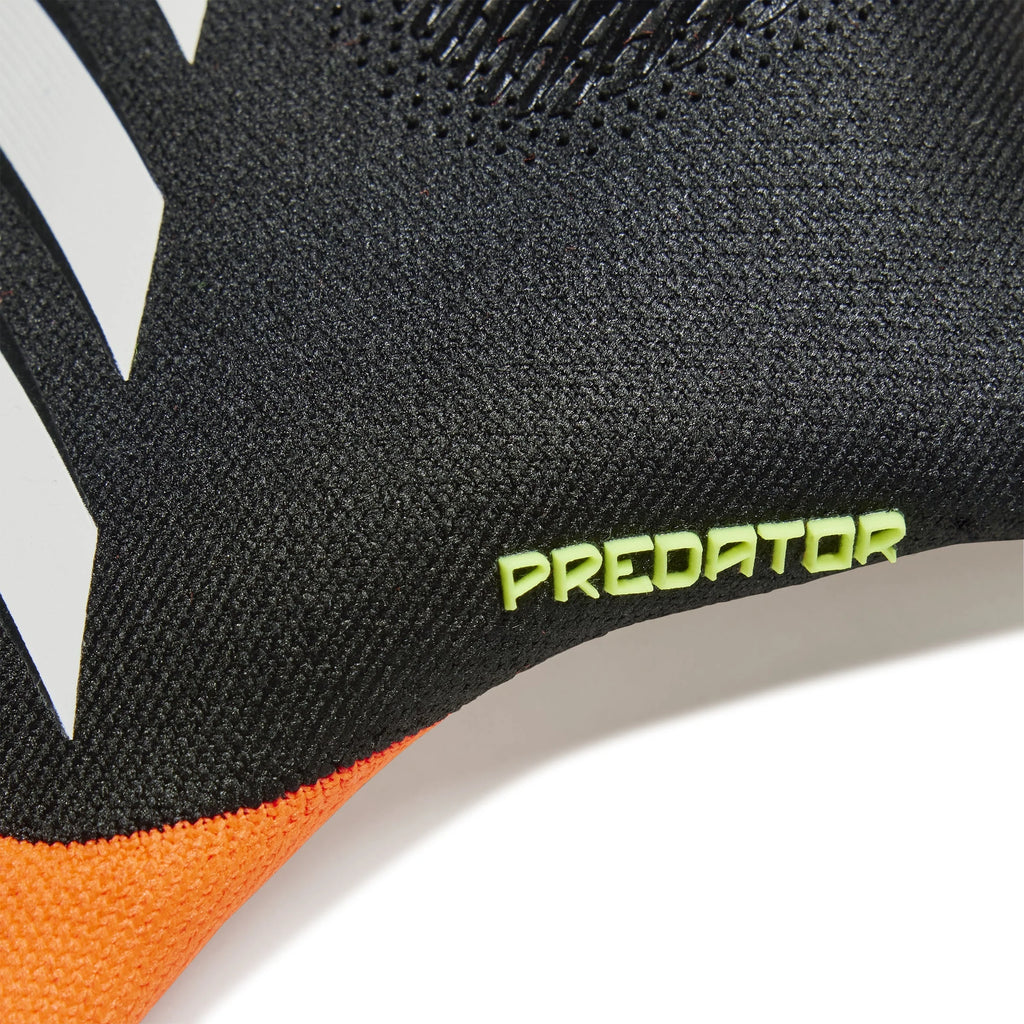 adidas Predator Pro Goalkeeper Gloves Black Solar Red Yellow
