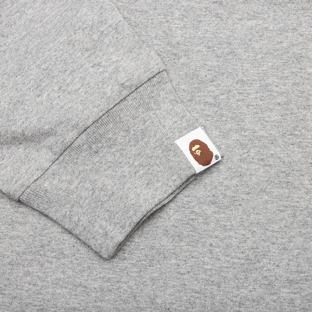 1st Camo College Long Sleeve Tee Grey Green