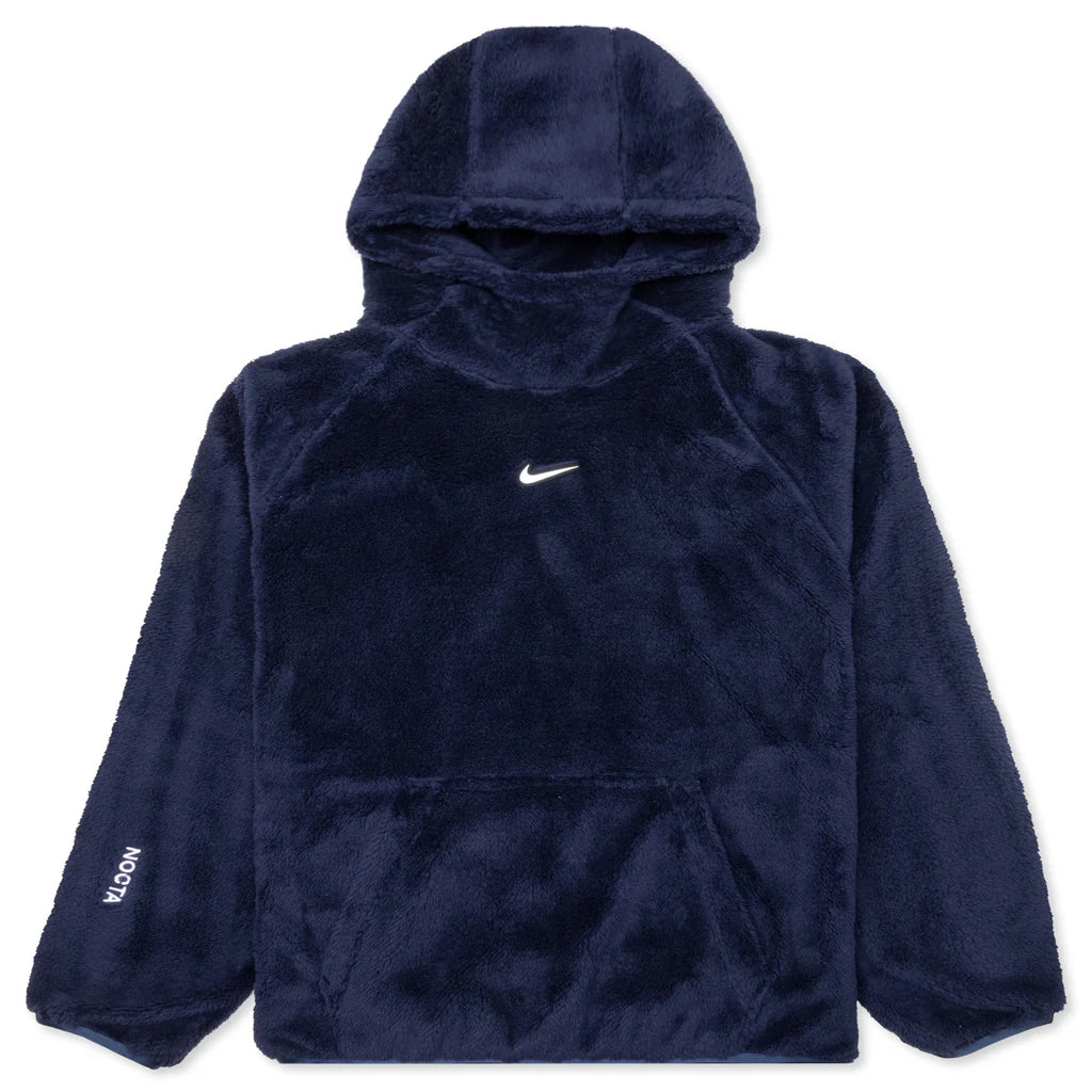 NRG Nocta Fleece Hoodie Womens Midnight Navy Wolf Grey