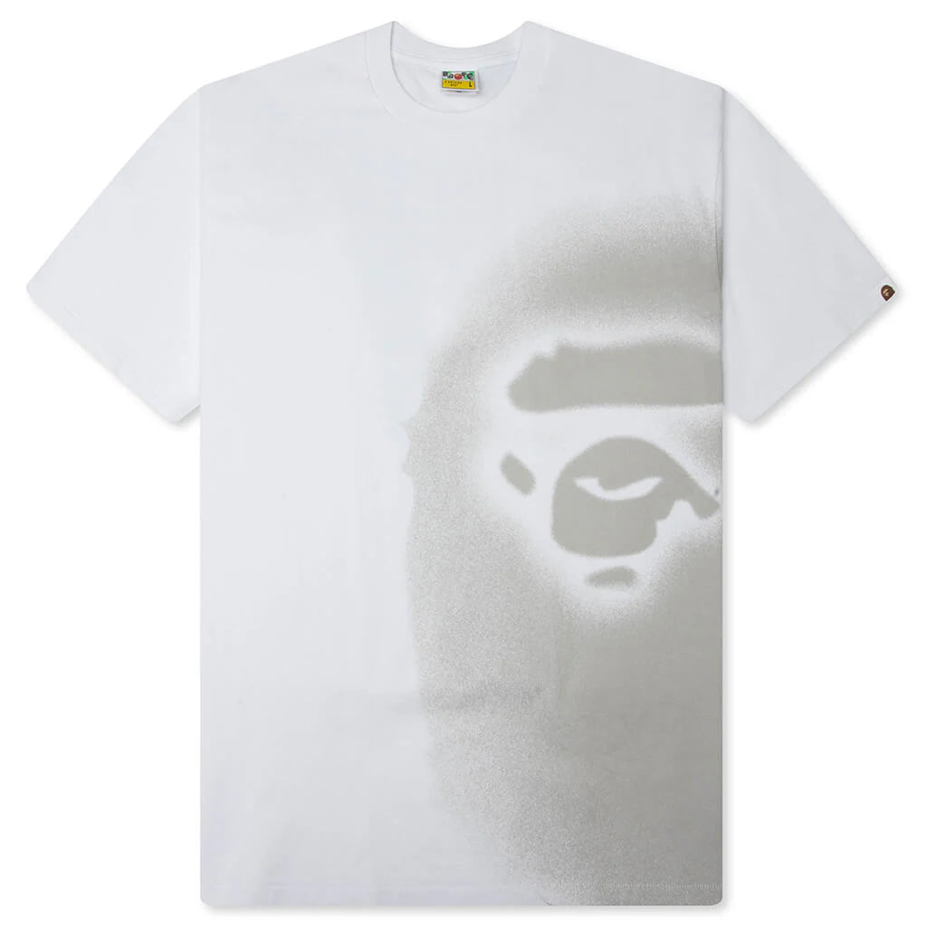 Spray Paint Ape Head Relaxed Fit Tee 1 White