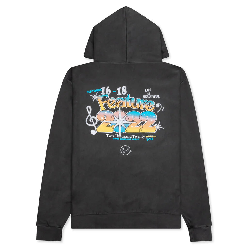Grateful Hoodie Pigment Black