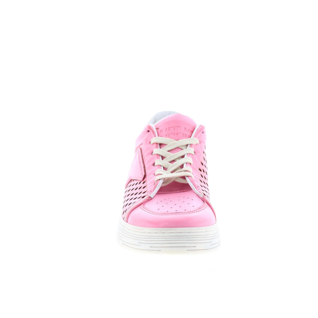 Adrian Womens Pink Leather Lace Up Lifestyle Sneakers Shoes