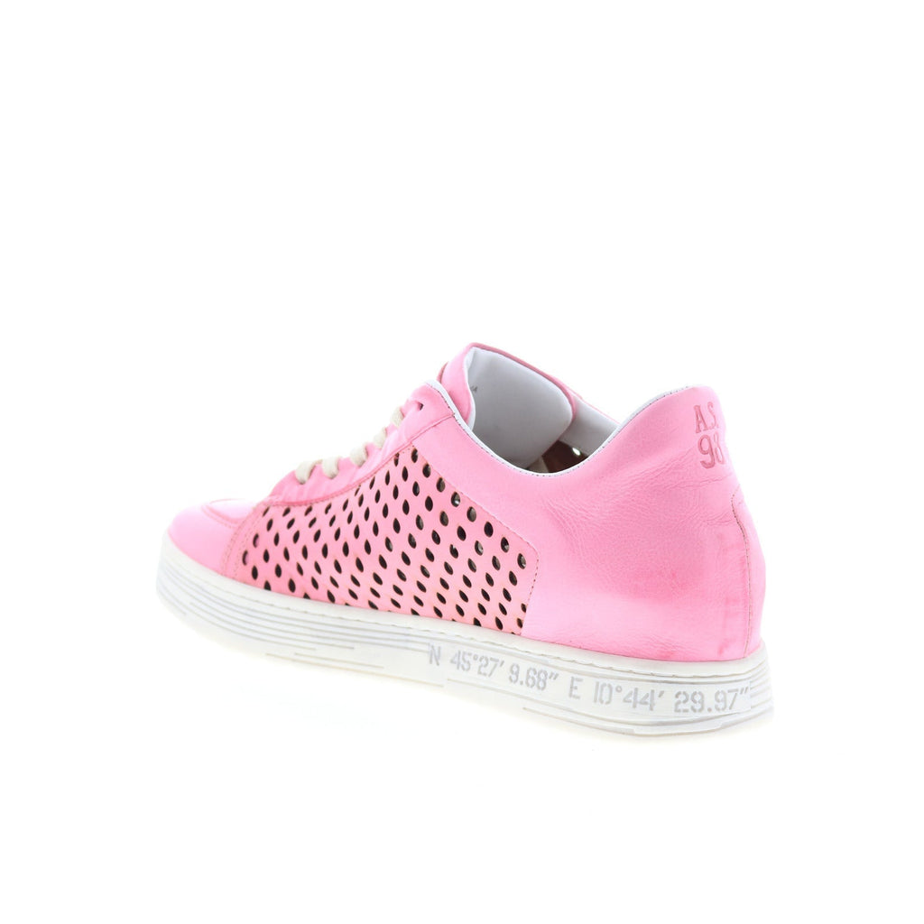 Adrian Womens Pink Leather Lace Up Lifestyle Sneakers Shoes