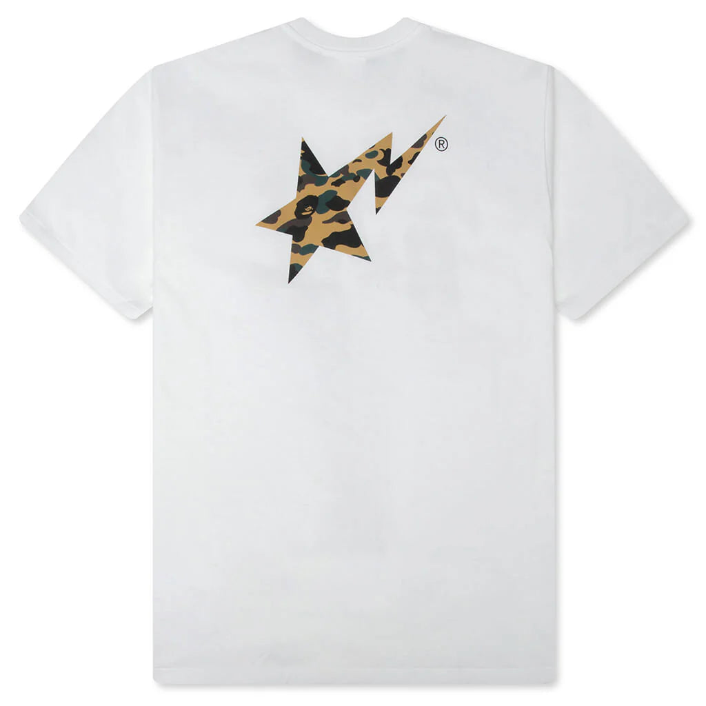 1st Camo Bape STA Tee White