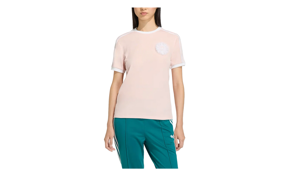 ORIGINALS LACE BRANDING SS TEE WMNS "Sandy Pink" KS6561