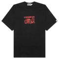 Bape Text Graphic Tee Black