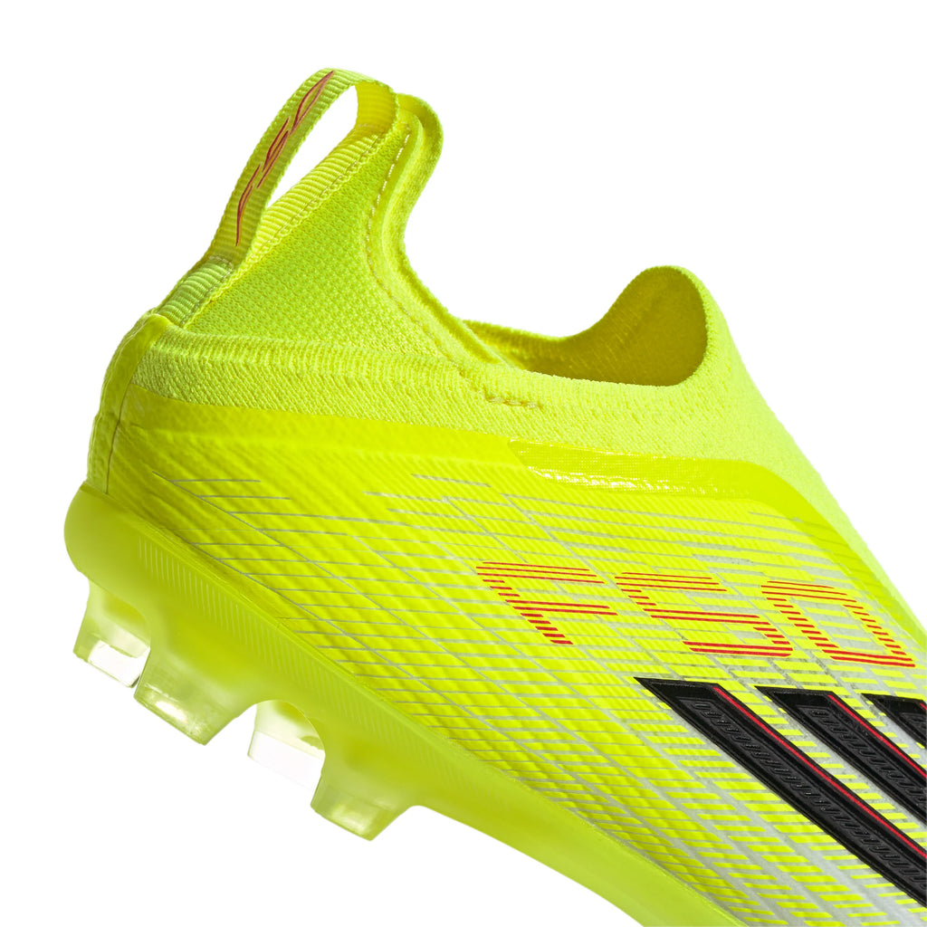 adidas F50 Elite Laceless FG Firm Ground Youth Soccer Cleats Yellow Black Red