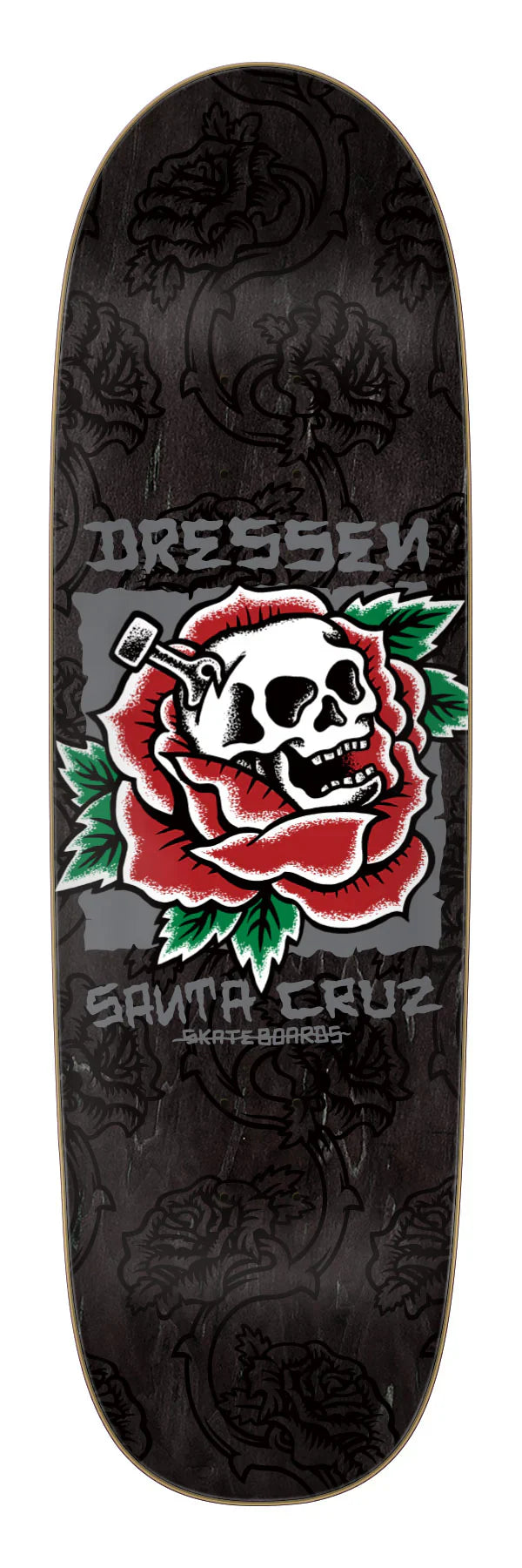Santa Cruz Eric Dressen Skull Rose Shaped 925 x 3195 Deck