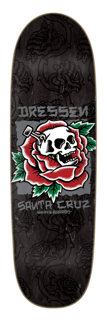 Santa Cruz Eric Dressen Skull Rose Shaped 925 x 3195 Deck