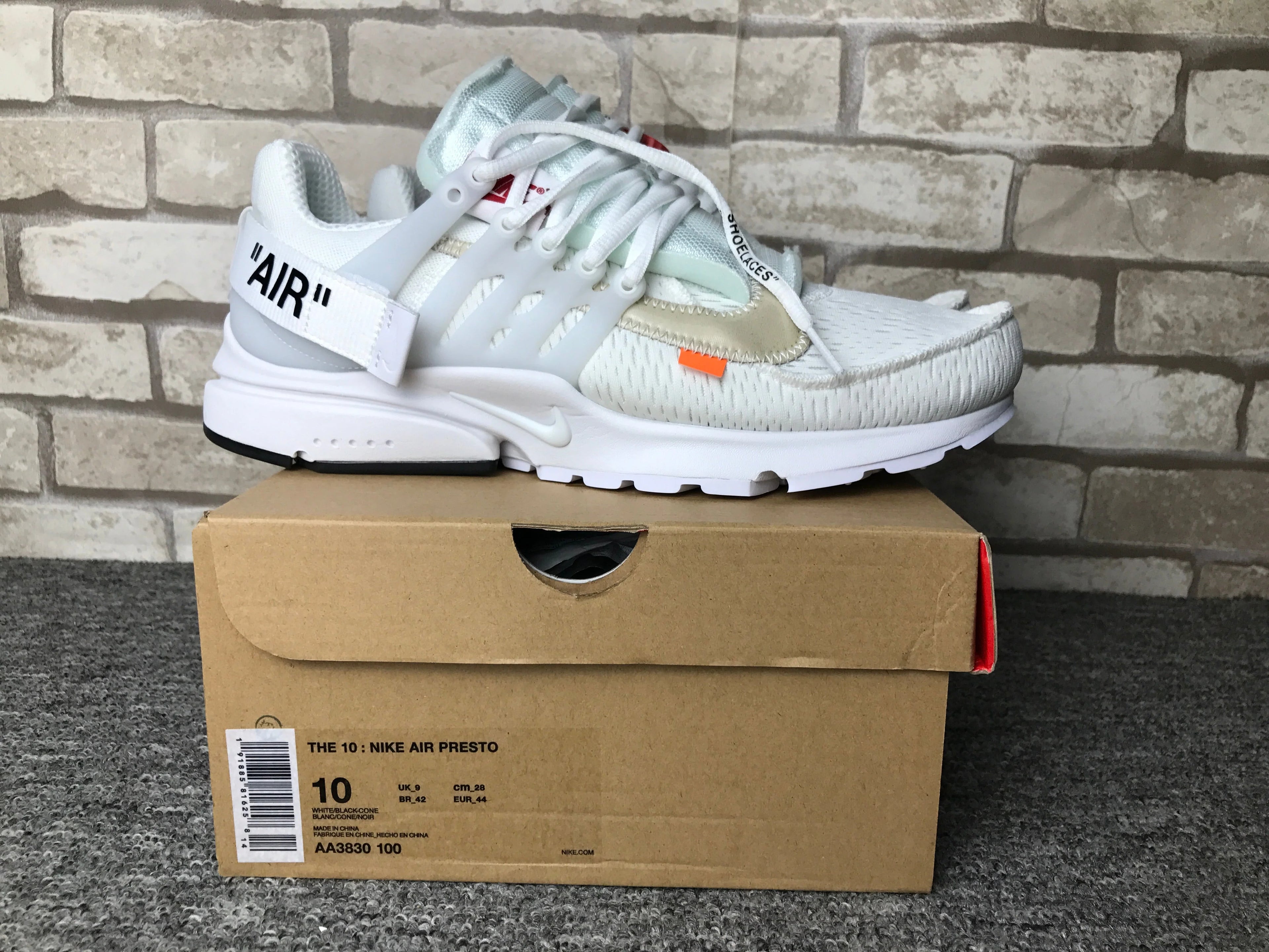 Nike Air Presto Off White White 2018