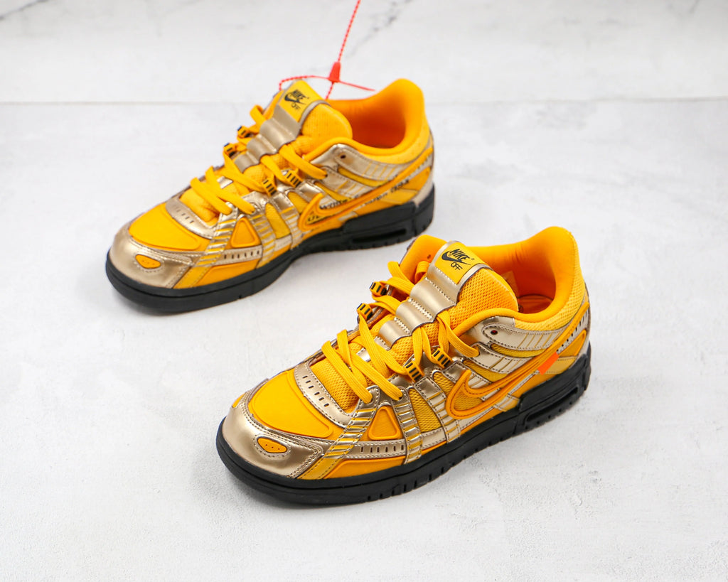 Nike Air Rubber Dunk Off White University Gold