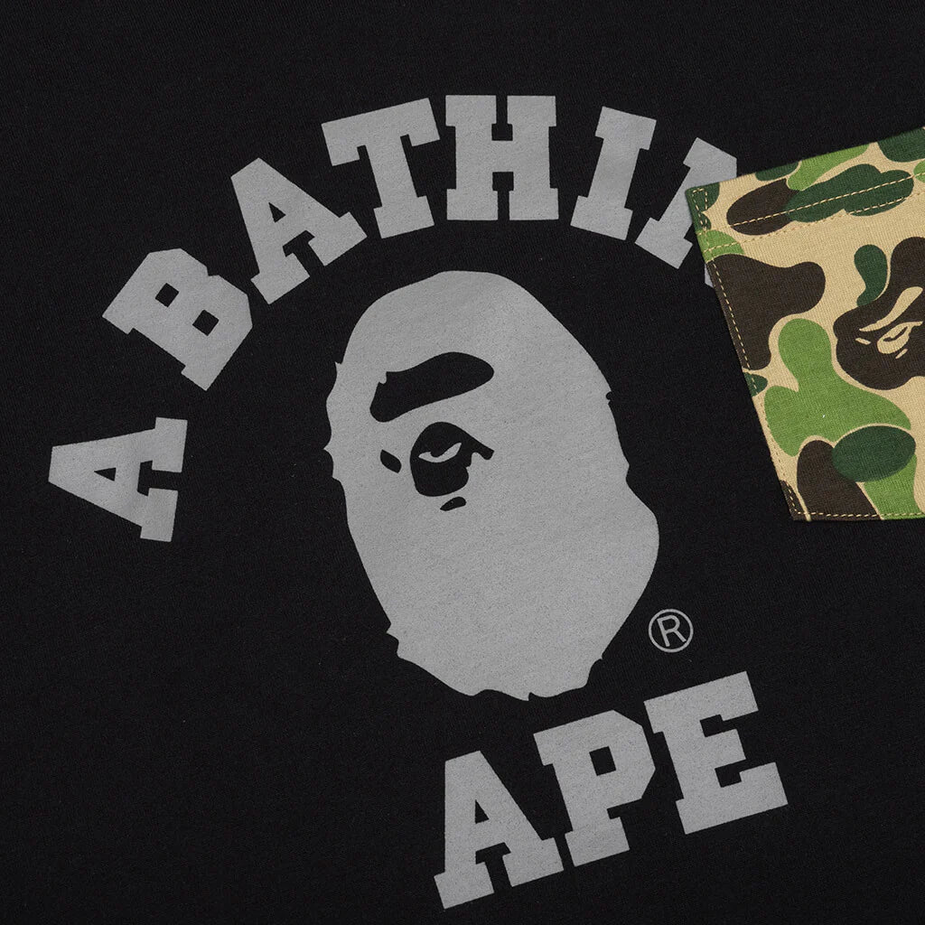 ABC Camo College Pocket Relaxed Tee Black