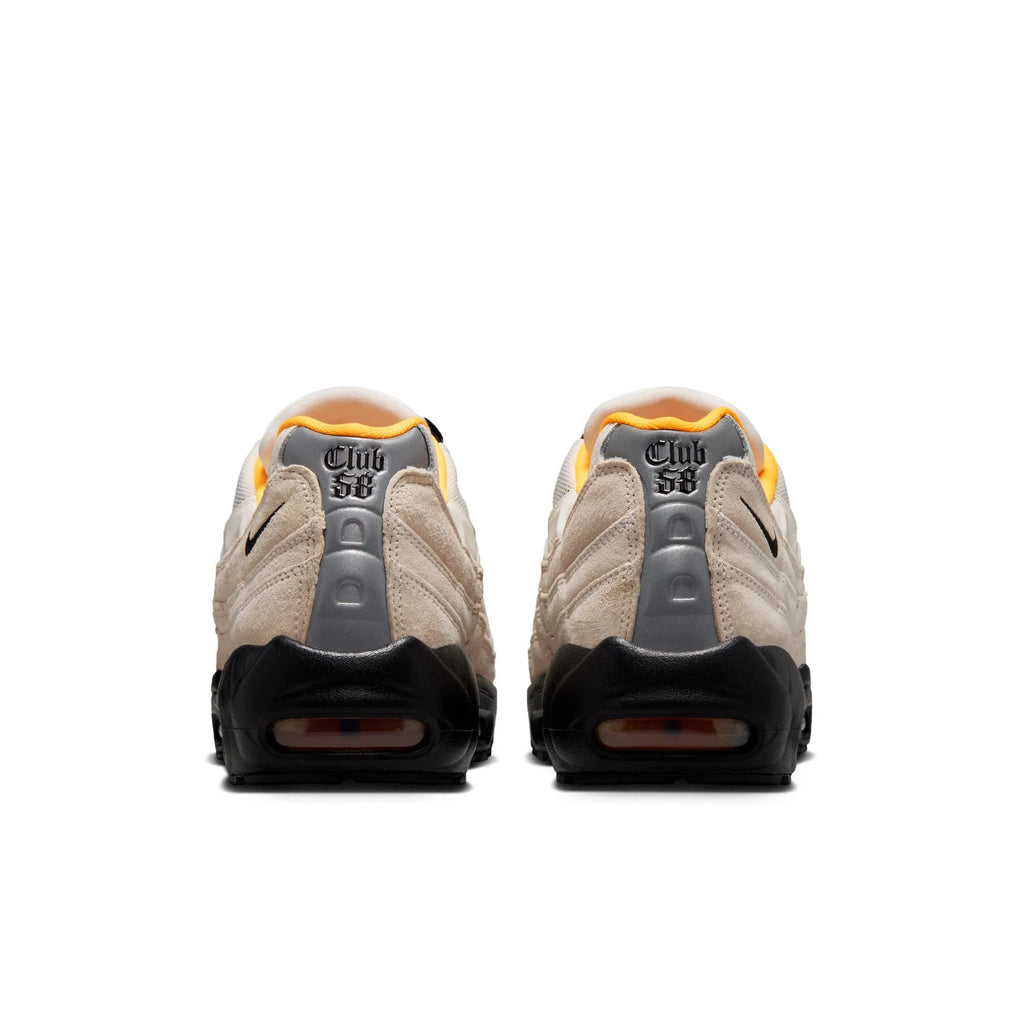 Nike SB Air Max 95 Club 58 SAIL BLACK LASER ORANGE