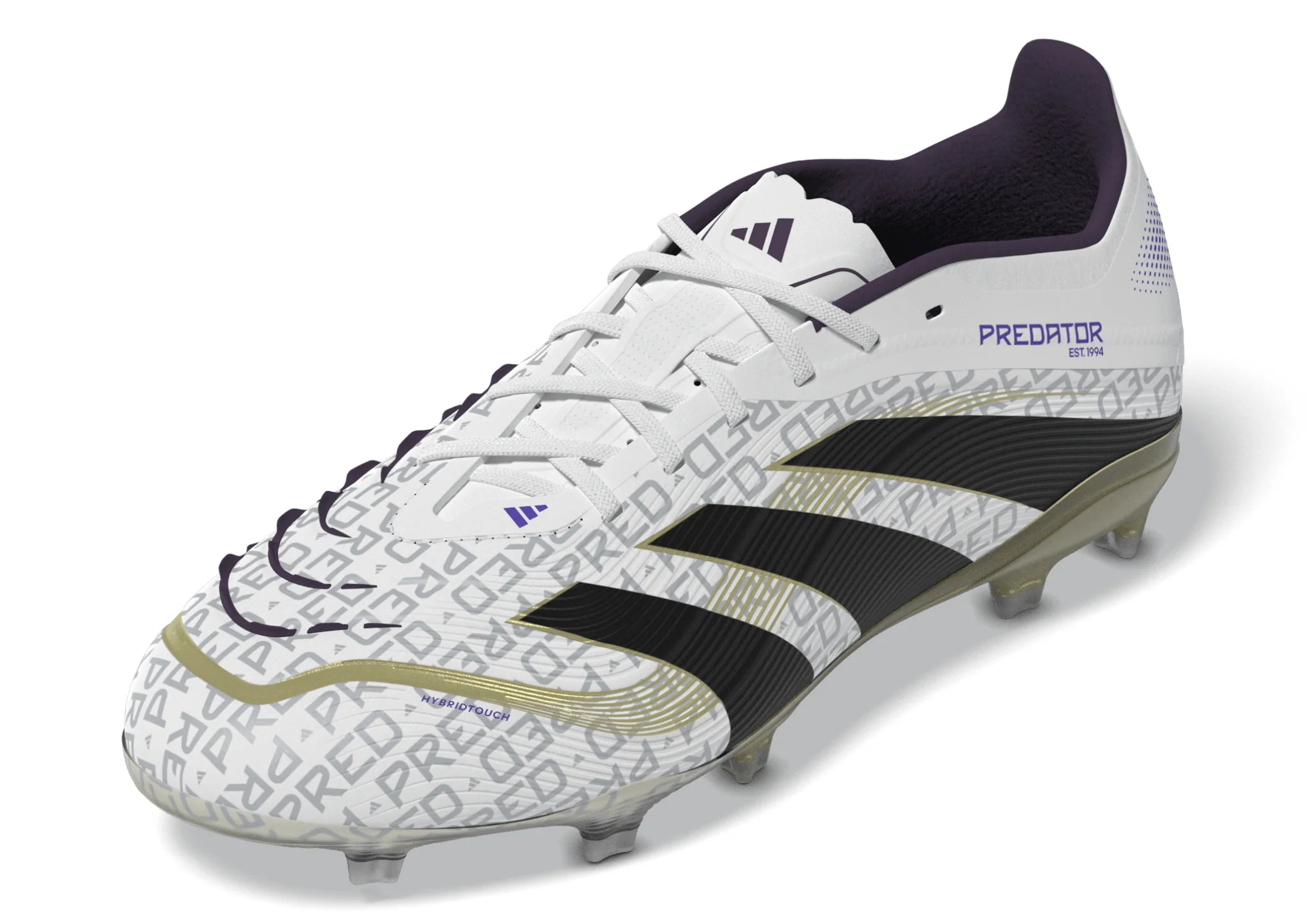 adidas Predator Elite Firm Ground Boots Kids White Black