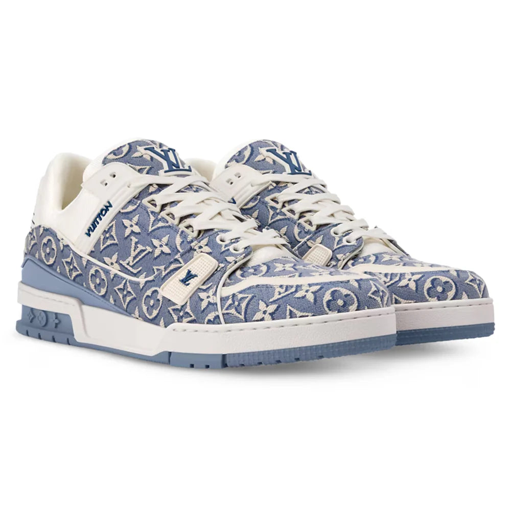 LV Trainer Sneaker Blue