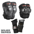 Triple 8 Saver Series 3 Pack Pad Set Black