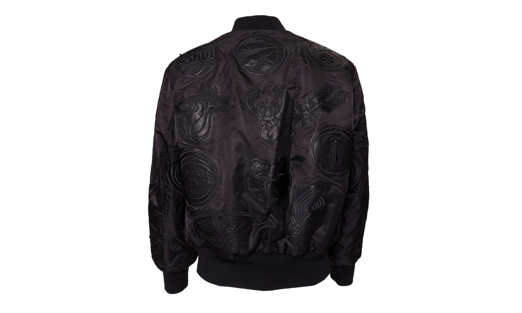 Reversible Bomber Jacket "Charlotte Hornets" NBA 501REVBBLK BLK