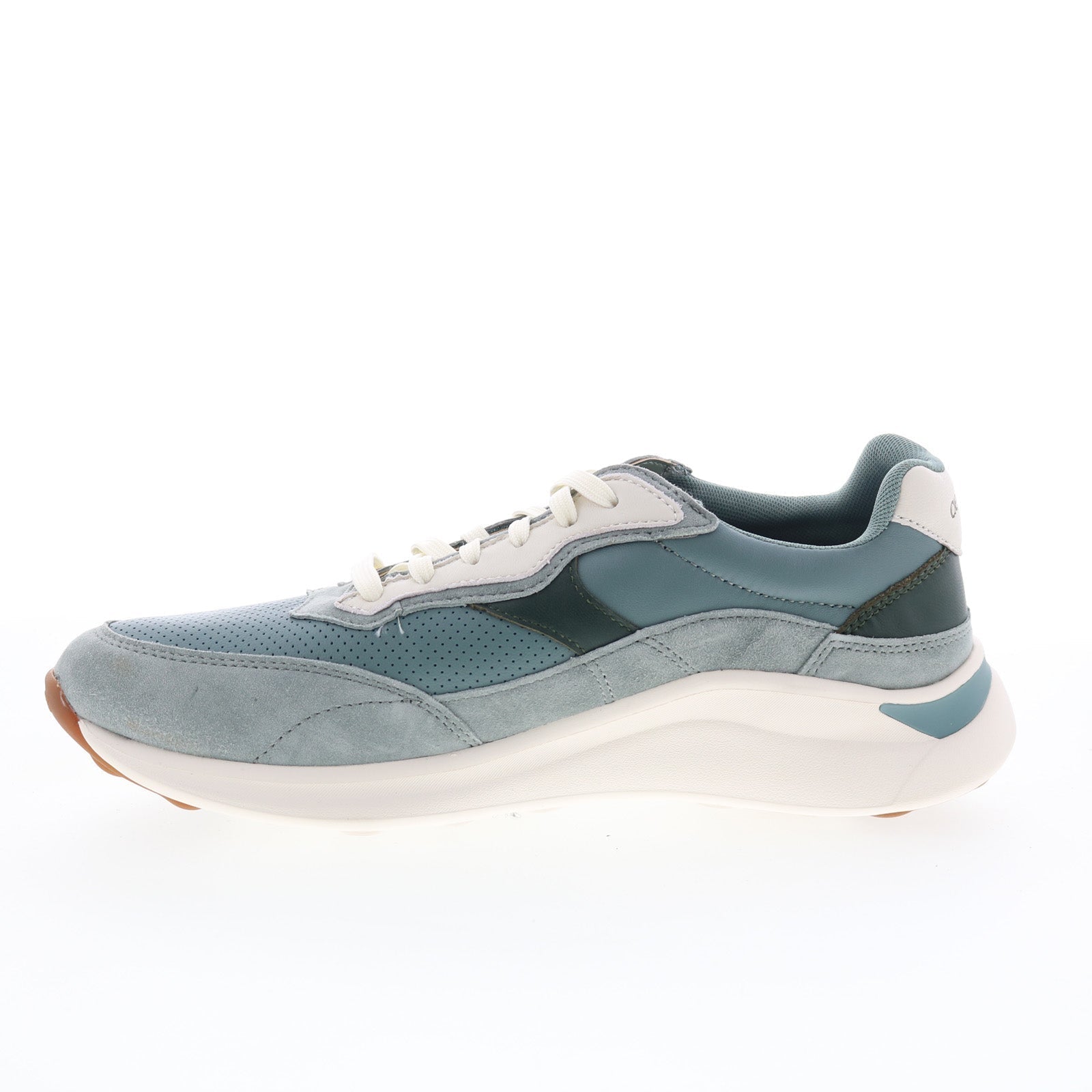 Aetrex Emily AF104 Womens Blue Suede Lace Up Lifetsyle Sneakers Shoes