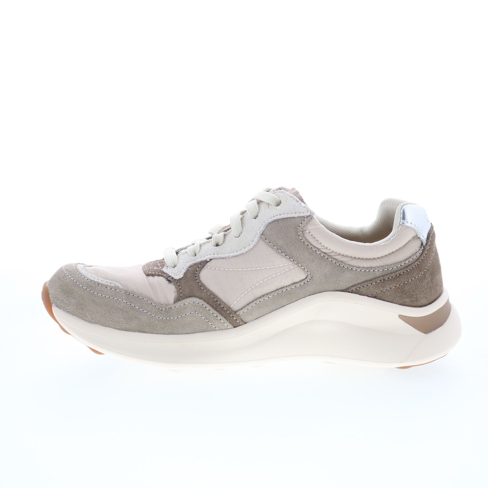 Aetrex Molly AF202 Womens Gray Suede Lace Up Lifetsyle Sneakers Shoes